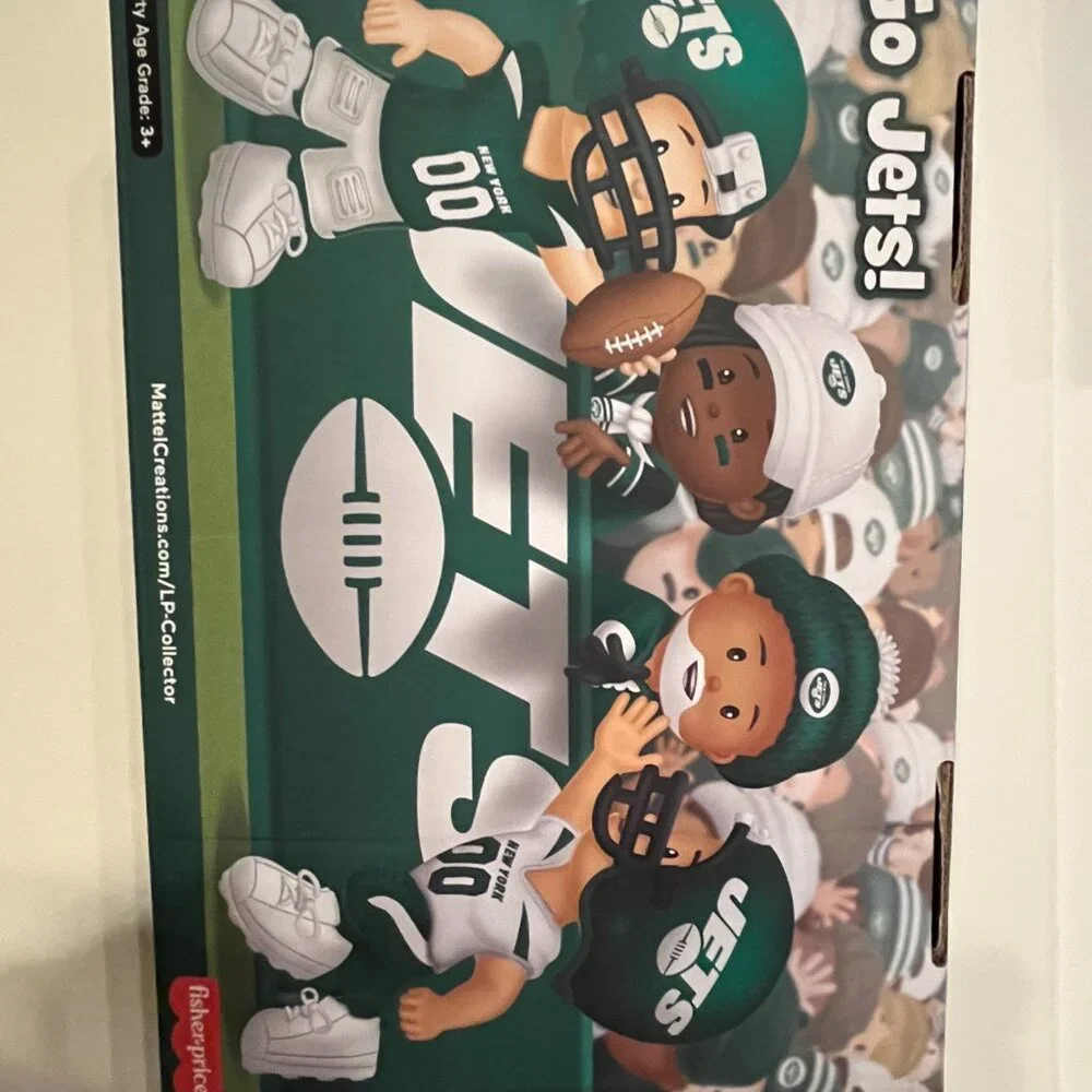 Little People Collector‎ Set - NFL JETS by Fisher Price   (kids/new)